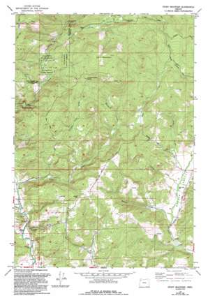 Stony Mountain USGS topographic map 45123b4