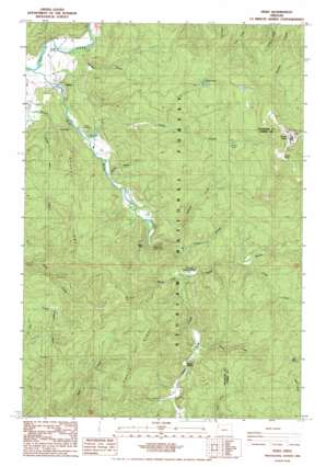 Hebo USGS topographic map 45123b7