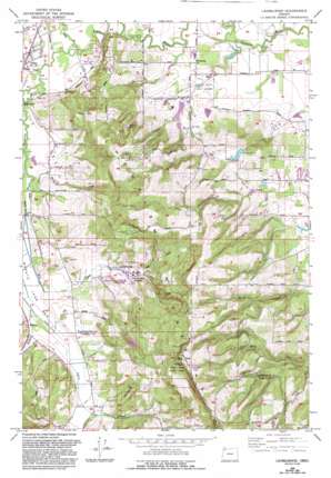 Laurelwood USGS topographic map 45123d1