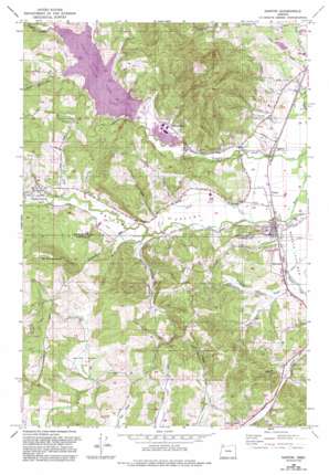 Gaston USGS topographic map 45123d2