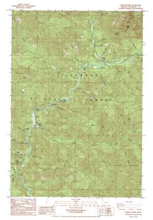 Jordan Creek topo map