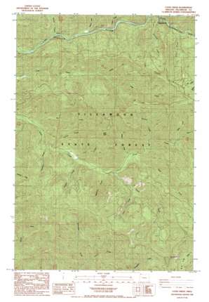 Cook Creek USGS topographic map 45123f6