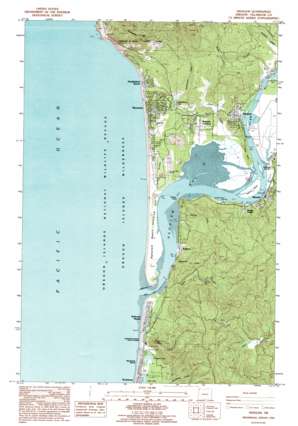 Nehalem USGS topographic map 45123f8