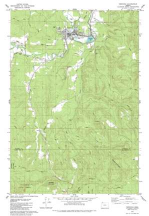 Vernonia USGS topographic map 45123g2