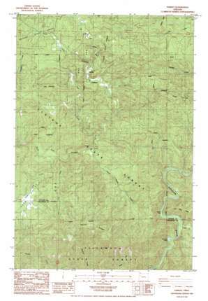 Hamlet USGS topographic map 45123g6