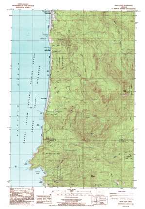 Arch Cape USGS topographic map 45123g8