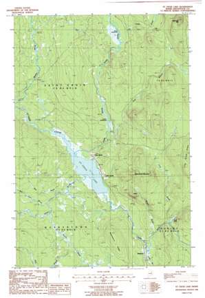 Saint Croix Lake USGS topographic map 46068c2