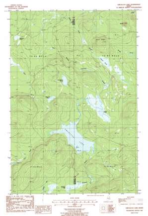 Umcolcus Lake USGS topographic map 46068c4