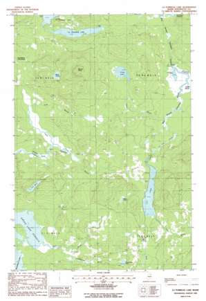 La Pomkeag Lake USGS topographic map 46068c5