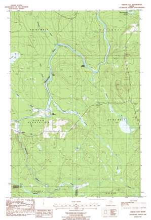 Oxbow East USGS topographic map 46068d4