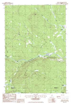 Oxbow West USGS topographic map 46068d5