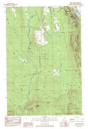 Echo Lake USGS topographic map 46068e1