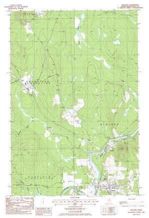 Ashland USGS topographic map 46068f4