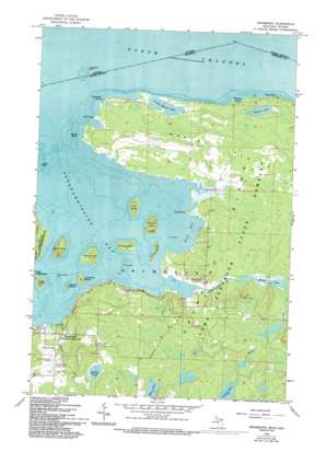 Drummond SE USGS topographic map 46083a6