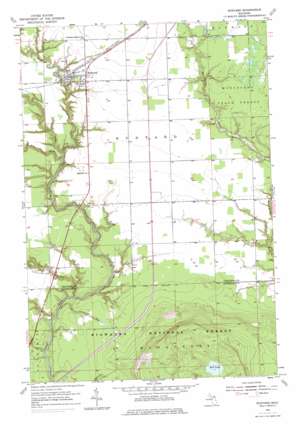 Rudyard USGS topographic map 46084b5