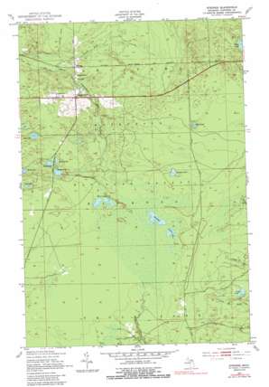 Strongs USGS topographic map 46084c8
