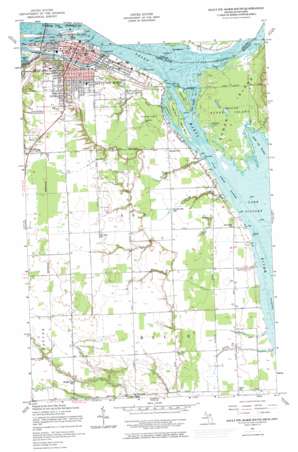 Sault Ste. Marie South USGS topographic map 46084d3