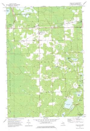Gould City topo map
