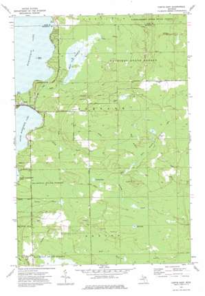 Curtis East topo map