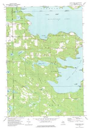 Curtis West topo map