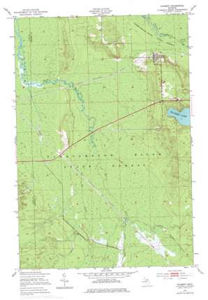 Hulbert USGS topographic map 46085c2