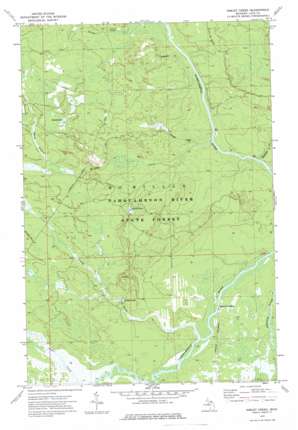 Gimlet Creek topo map