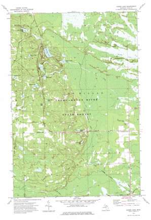Auger Lake USGS topographic map 46085d5
