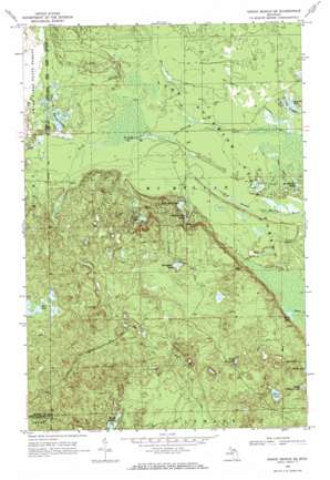 Grand Marais SE USGS topographic map 46085e7