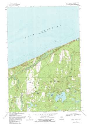 Betsy Lake NW USGS topographic map 46085f4