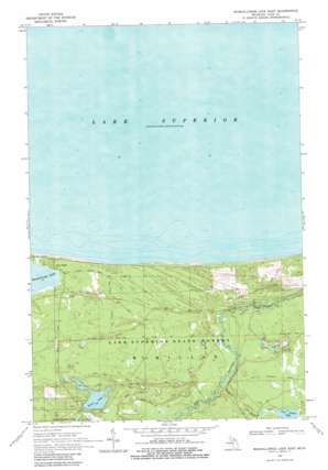 Muskallonge Lake East USGS topographic map 46085f5