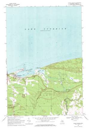 Grand Marais USGS topographic map 46085f8