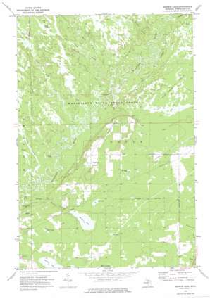 Merwin Lake USGS topographic map 46086a1