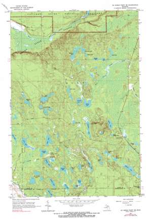 Nawakwa Lake USGS topographic map 46086e1