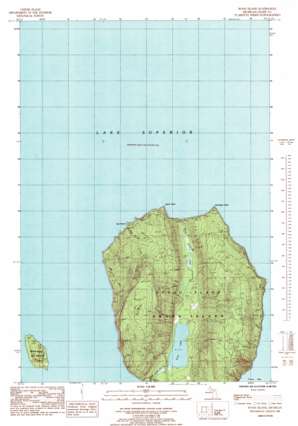 Wood Island topo map