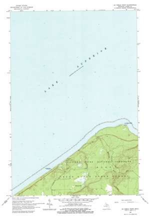Au Sable Point USGS topographic map 46086f2