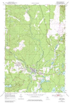 Gwinn USGS topographic map 46087c4