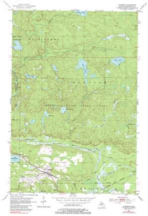 Michigamme USGS topographic map 46087e8