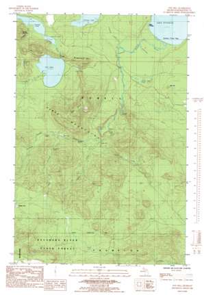 Ives Hill topo map