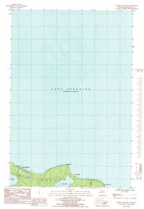 Huron Mountain USGS topographic map 46087h7