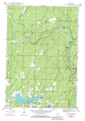 Sunset Lake USGS topographic map 46088b5