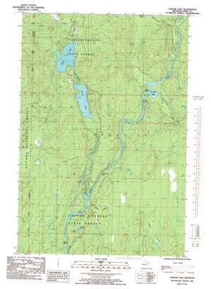 Porter Lake USGS topographic map 46088c5