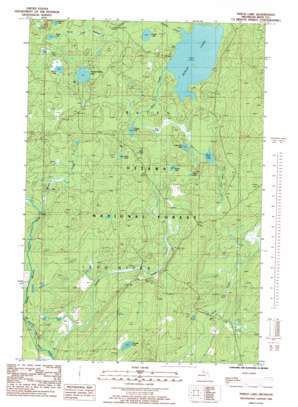Perch Lake USGS topographic map 46088c6