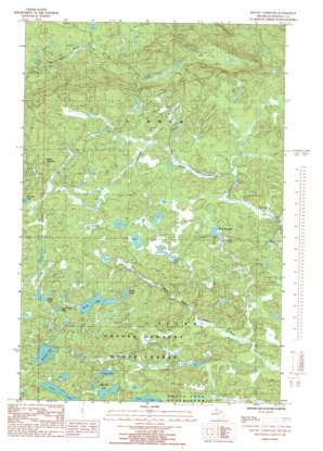 Mount Curwood topo map
