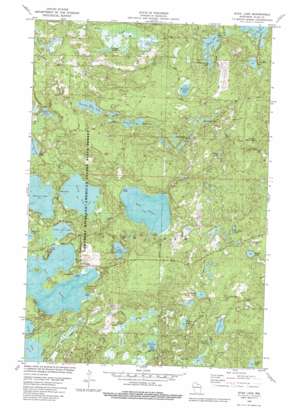 Star Lake USGS topographic map 46089a4