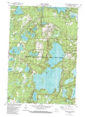 Boulder Junction USGS topographic map 46089a6