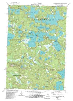 Thousand Island Lake USGS topographic map 46089b4