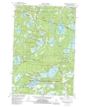 Tenderfoot Lake USGS topographic map 46089b5