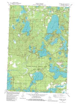 Papoose Lake USGS topographic map 46089b7