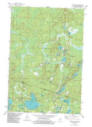 Harris Lake USGS topographic map 46089c7