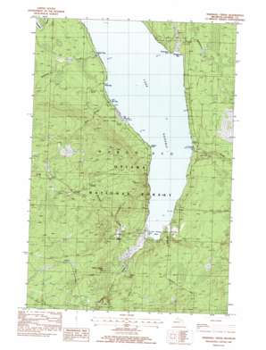 Bergland USGS topographic map 46089d5